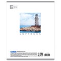 Тетрадь А5, 96 л., BRAUBERG, скоба, клетка, обложка картон, КАНИКУЛЫ, 401847 401847