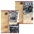Тетрадь А5, 96 л., BRAUBERG, скоба, клетка, обложка картон, СТРАНЫ, 401292 401292