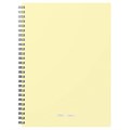 Тетрадь обложка пластик, А5, 80 л., спираль, клетка, ErichKrause, "Pastel" ассорти (4 вида), 50162 405270