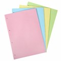 Сменный блок к тетради на кольцах БОЛЬШОЙ ФОРМАТ А4, 120 л., BRAUBERG, (4 цвета по 30 листов), 404519 404519