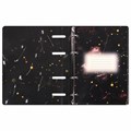 Тетрадь на кольцах А5 160х212 мм, 120 листов, картон, фольга, клетка, BRAUBERG, "Black&Gold", 404735 404735