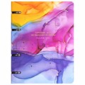 Тетрадь на кольцах А5 160х212 мм, 120 листов, картон, фольга, клетка, BRAUBERG, "Liquid art", 404738 404738
