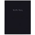 Тетрадь на кольцах А5 175х215 мм, 120 л., твердый картон, клетка, BRAUBERG "Minimal black", 404713 404713