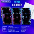 Тетради предметные, КОМПЛЕКТ 12 ПРЕДМЕТОВ, 48 л., глянцевый УФ-лак, BRAUBERG, "BLUR", 404836 404836