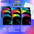 Тетради предметные, КОМПЛЕКТ 12 ПРЕДМЕТОВ, 48 л., матовая ламинация, лак, BRAUBERG, "BRIGHT COLOURS", 404838 404838