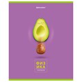 Тетрадь предметная "AVOCADO" 48 л., глянцевый лак, ФИЗИКА, клетка, BRAUBERG, 404283 404283