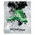 Тетрадь предметная "SPORT CLUB" 48 л., обложка картон, РУССКИЙ ЯЗЫК, линия, подсказ, BRAUBERG, 404803 404803