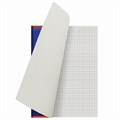 Тетрадь А4 80 л. STAFF Basic скоба, клетка, офсет №2 ЭКОНОМ, обложка картон, СТАНДАРТ, 402650 402650