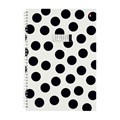 Тетрадь А4 96 л. АЛЬТ гребень, клетка, глянцевая ламинация, "BLACK&WHITE" (3 вида), 7-96-1354 405388