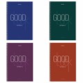 Тетрадь А4, 120 л., BRAUBERG, гребень, клетка, обложка твердая, "Good Luck", 404074 404074