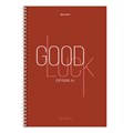 Тетрадь А4, 120 л., BRAUBERG, гребень, клетка, обложка твердая, "Good Luck", 404074 404074