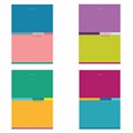Тетрадь А4, 60 л., BRAUBERG, скоба, клетка, обложка картон, "Color", 404043 404043