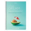 Тетрадь А4, 80 л., BRAUBERG, гребень, клетка, обложка картон, "Dream", 404049 404049