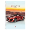 Тетрадь А4, 80 л., BRAUBERG, гребень, клетка, обложка картон, Discover, 404050 404050