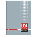 Тетрадь А4, 96 л., BRAUBERG скоба, клетка, обложка картон, "INDAY", 400520 400520