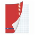 Тетрадь А4, 96 л., BRAUBERG скоба, клетка, обложка картон, "INDAY", 400520 400520