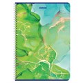 Тетрадь А4, 96 л., BRAUBERG, гребень, клетка, матовая ламинация, "Marble", 404063 404063
