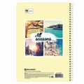 Тетрадь А4, 96 л., BRAUBERG, гребень, клетка, обложка картон, 4 СЕЗОНА, 403071 403071