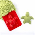 Песок для лепки кинетический BRAUBERG KIDS, 6 цветов, 720 г, 4 формочки, 665090 665090
