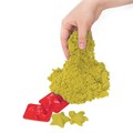 Песок для лепки кинетический BRAUBERG KIDS, желтый, 500 г, 2 формочки, ведерко, 665091 665091