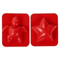 Песок для лепки кинетический BRAUBERG KIDS, песочный, 500 г, 2 формочки, ведерко, 665094 665094