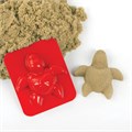 Песок для лепки кинетический BRAUBERG KIDS, песочный, 500 г, 2 формочки, ведерко, 665094 665094