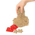 Песок для лепки кинетический BRAUBERG KIDS, песочный, 500 г, 2 формочки, ведерко, 665094 665094