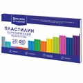 Пластилин классический BRAUBERG "АКАДЕМИЯ КЛАССИЧЕСКАЯ", 24 цвета, 480 г, СТЕК, ВЫСШЕЕ КАЧЕСТВО, 106424 106424