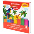 Пластилин классический BRAUBERG "МАГИЯ ЦВЕТА NEW", 12 цветов, 240 г, стек, ВЫСШЕЕ КАЧЕСТВО, 106426 106426
