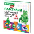 Пластилин классический BRAUBERG KIDS, 12 цветов, 240 г, стек, ВЫСШЕЕ КАЧЕСТВО, 106436 106436