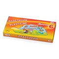 Пластилин классический ГАММА "Мультики", 6 цветов, 120 г, со стеком, картонная упаковка, 280015/281015 100327