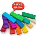Пластилин классический ЮНЛАНДИЯ "ВЕСЁЛЫЙ ШМЕЛЬ", 12 цветов, 240 грамм, стек, ВЫСШЕЕ КАЧЕСТВО, 106431 106431