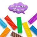 Пластилин классический ЮНЛАНДИЯ "ВЕСЁЛЫЙ ШМЕЛЬ", 12 цветов, 240 грамм, стек, ВЫСШЕЕ КАЧЕСТВО, 106431 106431
