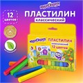 Пластилин классический ЮНЛАНДИЯ "ЮНЛАНДИК-ЖИВОПИСЕЦ", 12 цветов, 240 г, ВЫСШЕЕ КАЧЕСТВО, 105029 105029