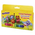 Пластилин классический ЮНЛАНДИЯ "ЮНЛАНДИК-МУЗЫКАНТ", 16 цветов, 320 г, ВЫСШЕЕ КАЧЕСТВО, 105030 105030