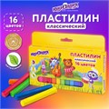 Пластилин классический ЮНЛАНДИЯ "ЮНЛАНДИК-МУЗЫКАНТ", 16 цветов, 320 г, ВЫСШЕЕ КАЧЕСТВО, 105030 105030