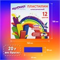 Пластилин классический ЮНЛАНДИЯ "ЮНЫЙ ВОЛШЕБНИК", 12 цветов, 240 г, со стеком, 106506 106506