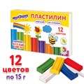 Пластилин мягкий ЮНЛАНДИЯ "ВЕСЕЛЫЙ ШМЕЛЬ", 12 цветов, 180 г, СО СТЕКОМ, 106672 106672