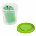 Пластилин-тесто для лепки BRAUBERG KIDS, 4 цвета, 560 г, яркие неоновые цвета, крышки-штампики, 106716 106716