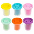 Пластилин-тесто для лепки BRAUBERG KIDS, 6 цветов, 300 г, 10 формочек, шприц, стек, крышки-штампики, 106719 106719