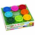 Пластилин-тесто для лепки BRAUBERG KIDS, 8 цветов, 400 г, яркие классические цвета, крышки-штампики, 106720 106720