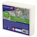 Пластилин скульптурный BRAUBERG ART CLASSIC, белый, 0,5 кг, мягкий, 106518 106518