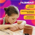 Глина для лепки красная ОСТРОВ СОКРОВИЩ, 1 кг, готовая, размачиваемая, 664681 664681