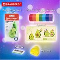 Набор канцелярии подарочный BRAUBERG "AVOCADO", 18 наименований, 43 предмета, 880951 880951