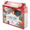 Набор школьных принадлежностей в подарочной коробке ПИФАГОР "НАБОР ПЕРВОКЛАССНИКА", 36 предметов, 880121 880121