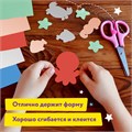Цветная бумага А4 МЕЛОВАННАЯ ПЕРЛАМУТРОВАЯ, 8 листов 8 цветов, в папке, ЮНЛАНДИЯ, 200х290 мм, "ПОПУГАЙ", 111325 111325