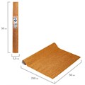 Бумага гофрированная/креповая (ИТАЛИЯ) 140 г/м2, 50х250 см, медная (918), BRAUBERG FIORE, 112599 112599