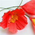 Бумага гофрированная/креповая, 32 г/м2, 50х250 см, красная, в рулоне, BRAUBERG, 126531 126531