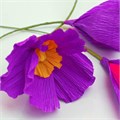 Бумага гофрированная/креповая, 32 г/м2, 50х250 см, фиолетовая, в рулоне, BRAUBERG, 126533 126533