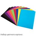 Набор картона и бумаги A4 мелованные (белый 10 л., цветной и бумага по 20 л.,10 цветов), BRAUBERG, 113567 113567